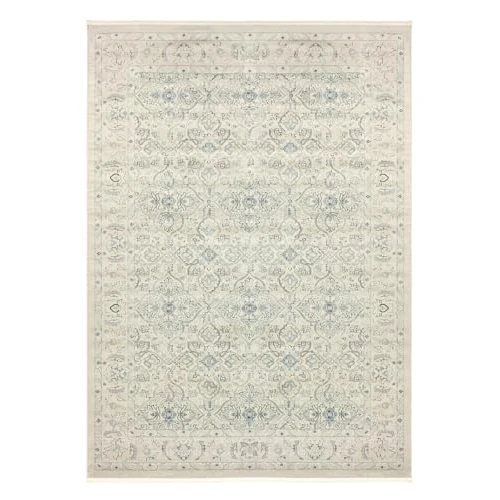Offre limitee: RugVista Ziegler Greenville Tapis Ziegler/Kazak Oriental, 200x300 cm, Rectangulaire, Poil Moyen, Nettoyage à Sec, Salon, Salle de séjour, Chambre, Salle à Manger, Blanc crème Beige/Clair Bleu de 312.00 EUR a 312.00 EUR (economie 0%)