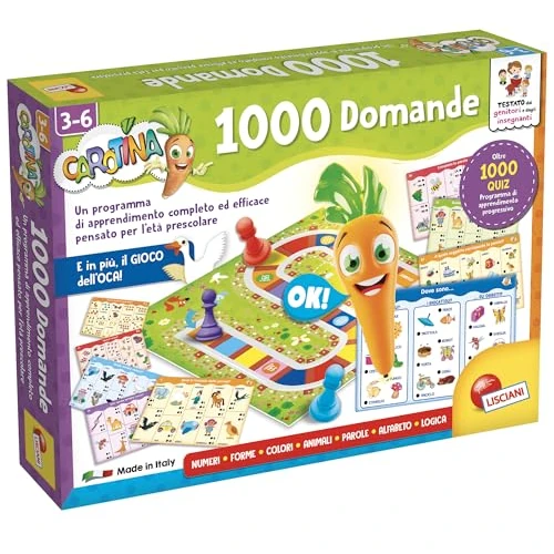Limited offer: Liscianigiochi LSI Carrot Stylo Parl.1000 Quesd 49363, Multi-Colour, 38.8 x 28.5 x 5.5 cm 700 g from 44.00 EUR to 44.00 EUR (save 0%)