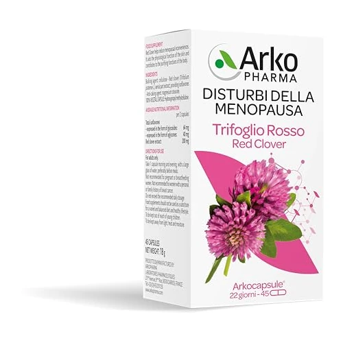 Arkopharma Integratore Alimentare Trifoglio Ro Capsule, Capsule, Standard, CTS-423, 45 Unità