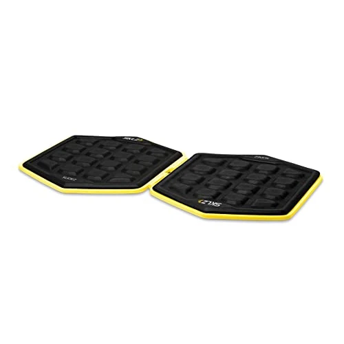 SKLZ Slidez Core Stability Discs, Low-Friction Training Aid for Hands & Feet, Ergonomic Non-Slip Grip, Ideal for Home Workouts, Gym Use, Travel - Lightweight, Compact, Versatile, Black