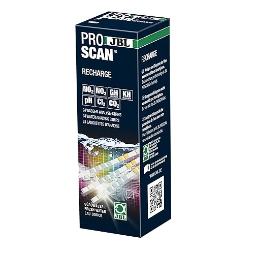 Offerta a tempo: JBL Proscan, Ricarica 25421, Strisce al tornasole per analisi dell'Acqua, con valutazione su Smartphone, per acquari d'Acqua Dolce - 12% da 23.45 € a 20.60 €