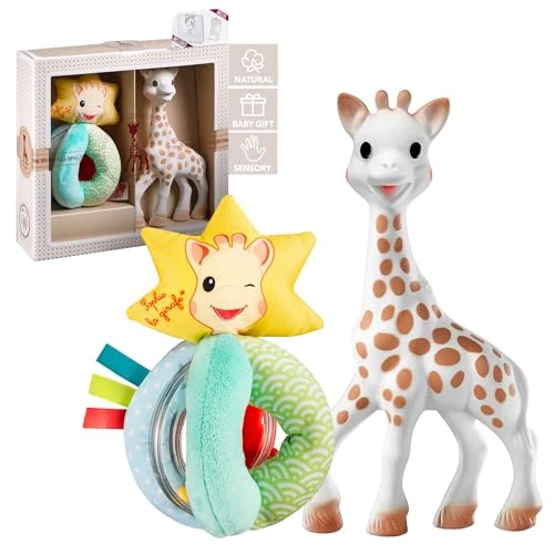 Oferta limitada: SOPHIE LA GIRAFE 000002 - Mi primer set y sonajero Sense & Soft, Multicolor de 29.95 EUR a 22.91 EUR (ahorro 24%)