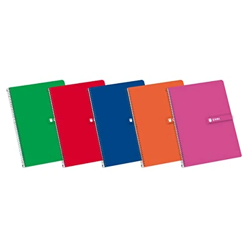 Oferta limitada: Enri, Cuadernos A4 (Folio), Cuadrícula 4x4, Tapa Dura, 80 Hojas, Pack 5 Libretas, Colores Aleatorios de 15.30 € a 12.26 € (ahorro 20%)