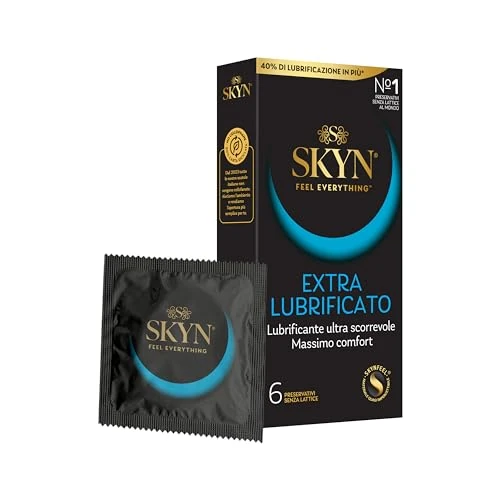Offerta a tempo: SKYN Elite Extra Lub - Preservativi Senza Lattice in Poliisoprene - Ultra Sottili e Extra Lubrificati, 6 Pezzi - 15% da 4.48 € a 3.81 €