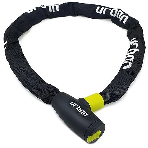 Offre limitée : URBAN XK120 Chaine Antivol pour Velo en Acier Trempé,100cm et Maillons ø8mm, Serrure Haute Sécurité, Plus Compacte et Plus Facile Transport, Anti-Rayures, Cadenas Polyvalent pour Vélo Moto ou Scooter de 26.99 € à 26.99 € (0.00% de remise)