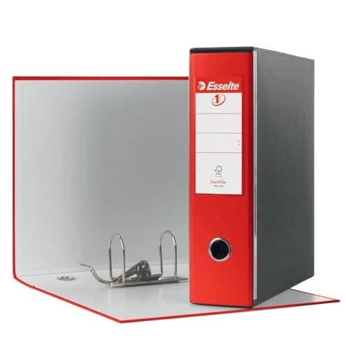 Limited-time offer: Esselte Eurofile Binder with Lever Mechanism and case Dorso 8 cm red from 43.30 £ to 43.30 £ (save 0.00%)