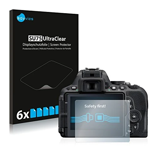 Oferta limitada: savvies Protector Pantalla para Nikon D5500 6 Unidades - Película Ultra Transparente de 3.81 EUR a 3.81 EUR (ahorro 0%)