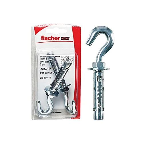 Oferta limitowana: Fischer, Kołki stalowe TA M 8 G K z hakiem z 37.81 zł na 37.81 zł (oszczędź 0.00%)