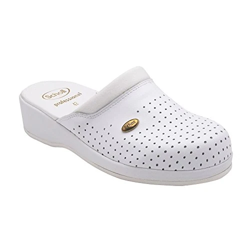 Scholl Linea Professionale Clog Backguard, Bianco, 46 EU
