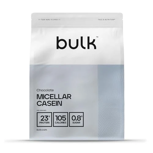 Offerta a tempo: Bulk Caseina micellare, Frullato proteico, Cioccolato, 500g, 16 porzioni - 37% da 25.32 € a 15.99 €