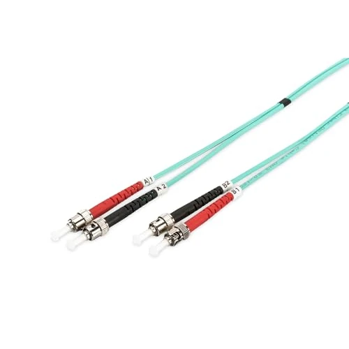Offerta a tempo: DIGITUS DK-2511-02/3 – Cavo In Fibra Ottica OM3 – 2 m – da ST a ST – Duplex – 1/10/40/100 Gbit/s – Cavo LAN In Fibra Ottica Multimodale MM – Tipo Di Fibra: 50/125 µ – Turchese (Aqua) - 47% da 7.49 € a 4.00 €