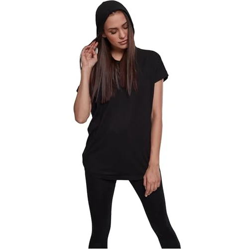 Oferta limitada: Urban Classics Ladies Sleeveless Terry Hoodie Mujer Camiseta Negro S 100% algodón Más Grande de 29.90 € a 17.99 € (ahorro 40%)