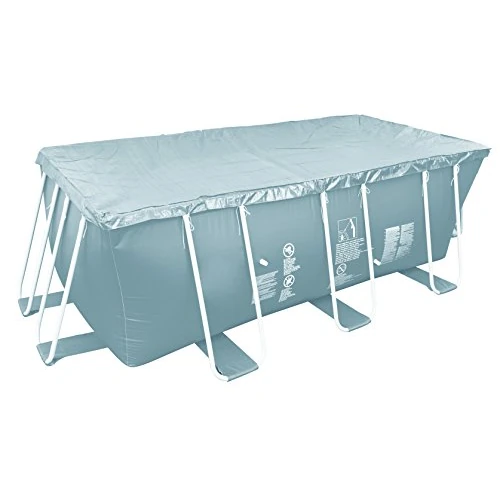 Offerta a tempo: AVENLI 17243-1V01 Copertura Piscine Rettangolari con Struttura, 384 x 181 x 10 cm, Grigio - 59% da 29.90 € a 12.36 €