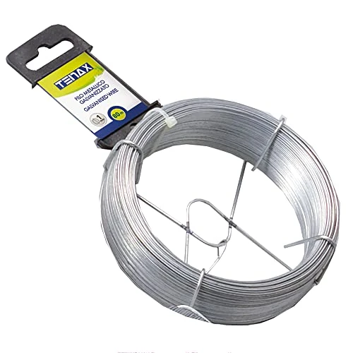 Oferta limitada: TENAX Hilo Metálico Galvanizado Plata, Longitud 80 m, Diámetro 1 mm de 5.06 € a 5.06 € (ahorro 0.00%)