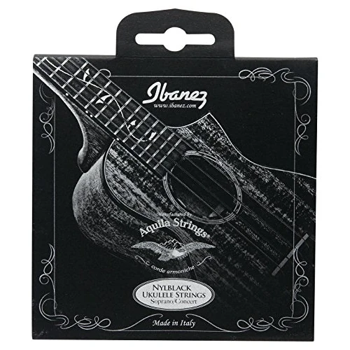 Limited-time offer: Ibanez NBUKS4 Aquila String, 024 026, Soprano Ukulele Strings – Concert – Black Nylon from 7.40 £ to 7.40 £ (save 0.00%)