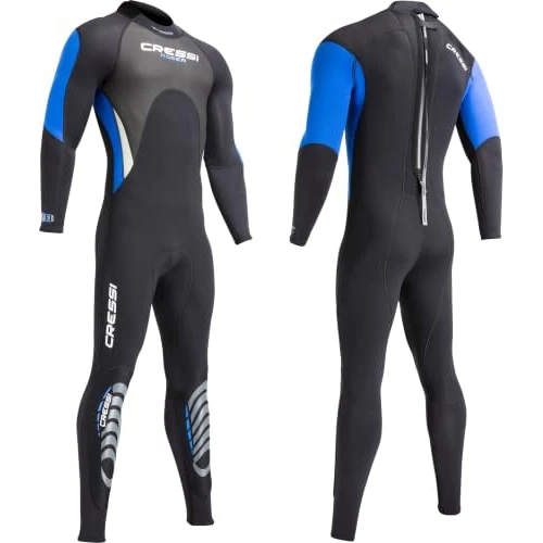 Offerta a tempo: Cressi Morea Man MONOPIECE Wetsuit Black/Blue 3mm S/2 - 17% da 136.99 € a 113.93 €