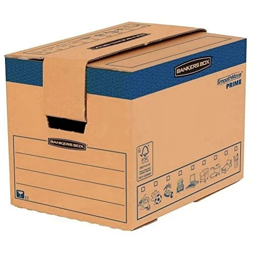 Offerta a tempo: Bankers Box 6205201 Scatola Traslochi Piccola SmoothMove, FSC, Confezione da 5 Pezzi - 15% da 43.19 € a 36.55 €