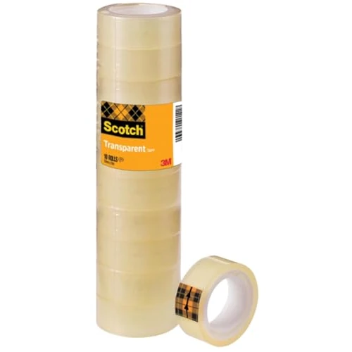 Offre limitee: Scotch Ruban Adhésif Transparent - 10 rouleaux (15 mm x 10 m) -Ruban Adhésif Transparent à Usage Général pour l'Ecole, la Maison et le Bureau de 10.92 EUR a 10.92 EUR (economie 0%)