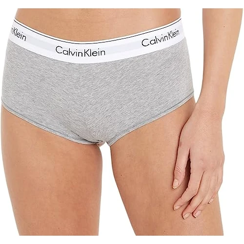Begrenztes Angebot: Calvin Klein Damen Hipster Boyshort Baumwolle mit Stretch von 24.93 EUR auf 18.95 EUR (Rabatt 24%)