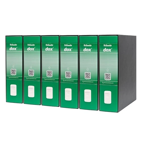 Oferta limitowana: Esselte Dox A4 format komercyjny 6-pak zielony z 217.21 zł na 217.21 zł (oszczędź 0.00%)