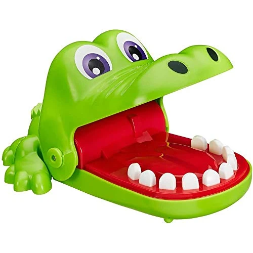 Offerta a tempo: Hasbro Gaming, Cocco Dentista, Gioco da Tavolo per Bambini e Bambine dai 3 Anni in su, Estrai i Denti del Coccodrillo Ma Non Farti Mordere, 2 o più Giocatori - 59% da 27.99 € a 11.49 €