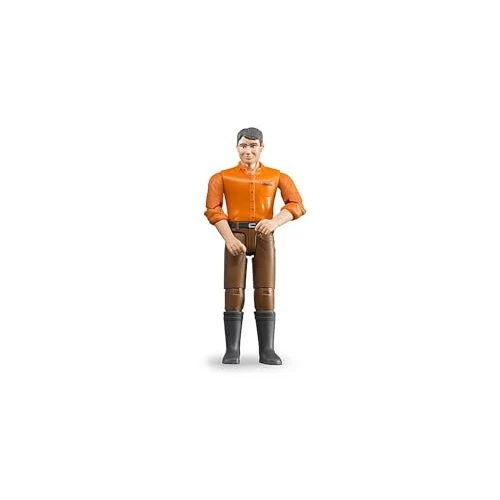 Limited-time offer: Bruder 60007 Man with Light Skin Tone & Brown Pants, Toy Figure, 1:16 Scale | 1:16 scale Man, made in Germany by Bruder, ages 4+ from $13.99 to $13.99 (save 0.00%)