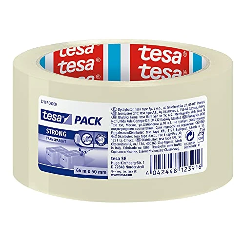 Limited offer: tesapack PP Strong 66M x 50 MM TRANSPARANT from 18.27 EUR to 18.27 EUR (save 0%)