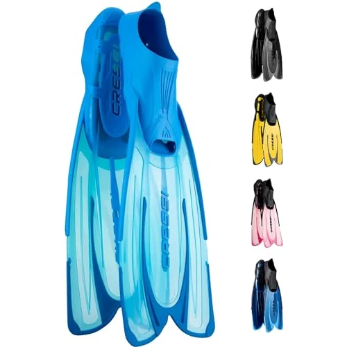 Limitiertes Angebot: Cressi Agua Fins Flossen - Tauchflossen zum Schwimmen, Apnoe, Tauchen & Schnorcheln - Schwimmflossen - Schnorchelflossen - Aquamarine - 43/44 von 34.99 EUR auf 26.49 EUR (Spare 24%)