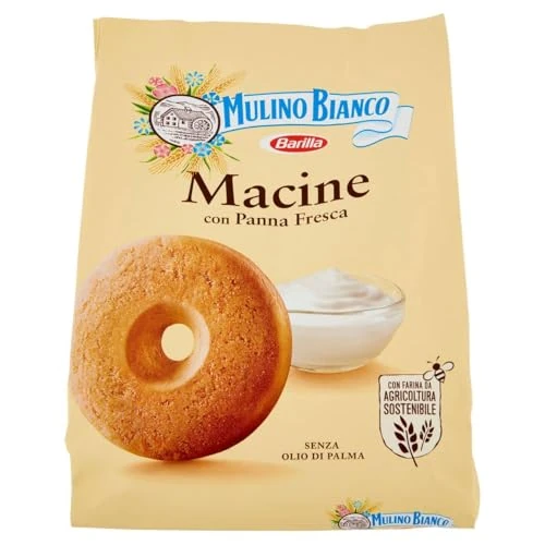 Offerta a tempo: Mulino Bianco Biscotti Frollini Macine con Panna Fresca, Colazione Ricca di Gusto — 12% da 2,58 € a 2,26 €