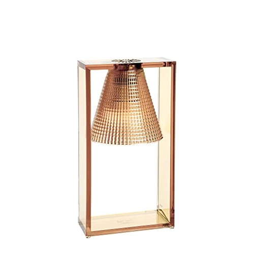 Kartell Light- Air, Tischleuchte mit Prägung, Rosa