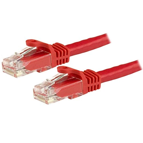 Zeitlich begrenztes Angebot: StarTech.com 1m Cat6 Gigabit Snagless Patchkabel - RJ45 UTP Netzwerkkabel mit Schutzmanschette - Cat 6 Kabel - Rot von 9.75 € auf 7.18 € (26% Rabatt)