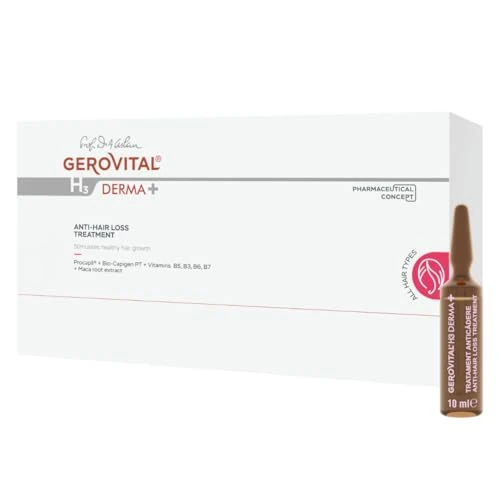Offre limitée : Traitement Anti Chute Cheveux en Ampoules avec Procapil et Biocapigen Gerovital H3 Derma+ 12 x 10 ml Stimule la Croissance Capillaire et Aide à Prévenir l’Alopécie de 39.90 € à 31.92 € (20% de remise)