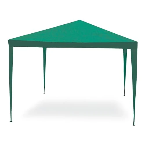 Offerta a tempo: Linea Garden Friend G1617001 Gazebo 3 x 3 m Struttura in acciaio copertura in pe 110 gr/m² Verde - 52% da 73.60 € a 35.64 €