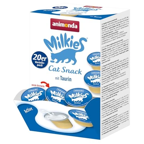 Offerta a tempo: animonda Milkies Power, latte per gatti porzionato, Active, 4 x 20 capsule da 15 g - 45% da 30.60 € a 16.98 €