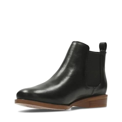 Offerta a tempo: Clarks Taylor Shine, Stivali Donna, Black Oily Leather, 35.5 EU - 47% da 99.95 € a 53.36 €