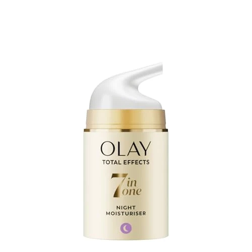 Offerta a tempo: Olay Total Effects 7in1 Crema Notte Antietà – Crema Viso Idratante Con Niacinamide E Vitamina C – Combatte 7 Segni Dell’Invecchiamento Cutaneo Per Una Pelle Dall’Aspetto Giovane – 50ml - 38% da 12.99 € a 7.99 €