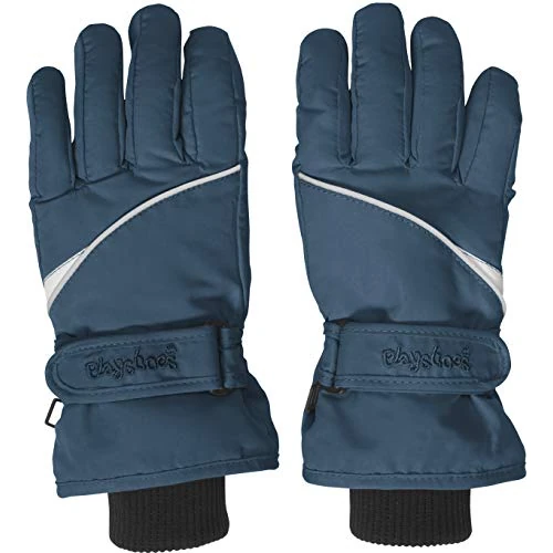 Playshoes Guanto Per Dita, Guanti invernali Unisex - Bambini e ragazzi, Marino, 5 (ca. 8-12 anni)