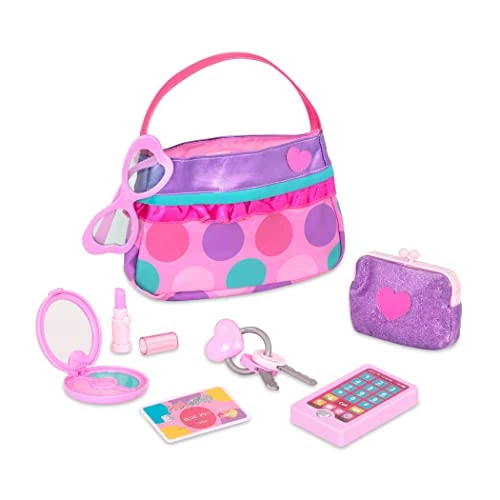 Battat- Play Circle – Set de Maquillaje y Belleza – Vestir Accesorios de Moda – El Juego de aparentar – Juguetes para niños – A Partir de 3 años – Princess Purse Set