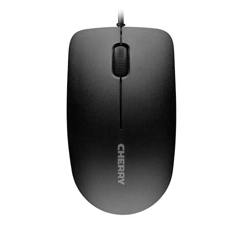 Offerta a tempo: CHERRY MC 1000, Mouse Office Con Filo, Sensore Ottico (1200 dpi), 3 Pulsanti, Design Simmetrico per Destrimani e Mancini, Certificazione GS, Nero - 0.00% da 8.99 € a 8.99 €