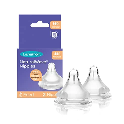 Offerta a tempo: Lansinoh Tettarella Naturalwave a Momma, Trasparente, Flusso Medio - 50% da 15.04 € a 7.49 €