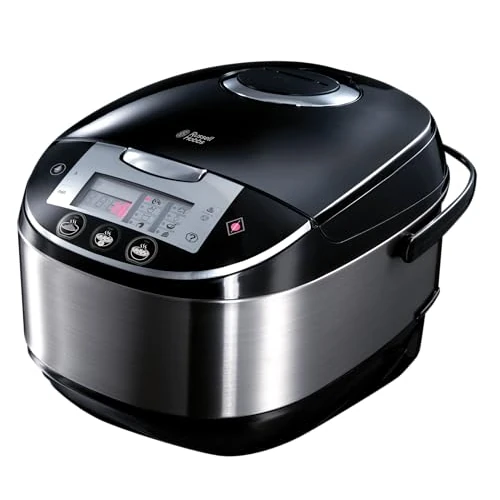 Russell Hobbs Autocuiseur [Mutifonction: 1 seul appareil pour tout cuire] CookAtHome (900W, 11 Programmes, Cuiseur de riz, Panier Vapeur, Départ Différé, Ecran LED) Multicuiseur 21850-56