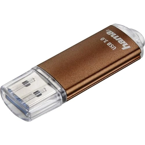 Hama pendrive dysk USB A 3.0 (64 GB, 64GB, pamięć flash, 70 MB/s, przenośny, zewnętrzny) brązowy