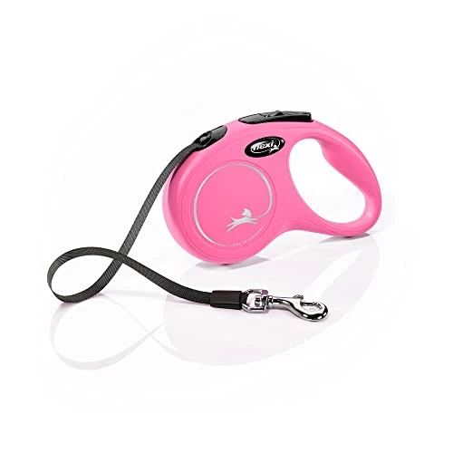 Offre limitée : flexi New Classic Sangle pour Chien Rose 5 m Taille S de 16.06 EUR à 13.49 EUR (remise 16%)