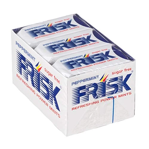 Offre limitée : Frisk - Pastilles Menthe Forte - Mini Bonbon Maxi Rafraîchissant - Haleine Fraîche - Sans Sucres - 0.07Kg 12 Étuis de 40 Pastilles de 18.99 EUR à 18.99 EUR (remise 0%)