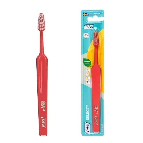 期間限定オファー: TePe Select 歯ブラシ やわらか パープル 1本 先細ブラシヘッドで歯垢除去に効率的 柔らかい毛の歯ブラシで優しく洗浄 通常価格 2.90 JPY セール価格 1.80 JPY (割引 38%)