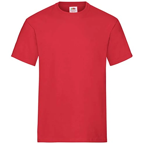 Offerta a tempo: Fruit of the Loom 61-212 Heavy Cotton Tee Maglietta da Uomo, pacco da 5 pezzi, Rosso (Rot), 3XL - 0.00% da 26.16 € a 26.16 €