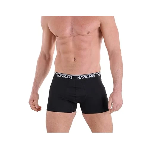 Oferta limitowana: Navigare Bokserki męskie wzorzyste z wysokiej jakości bawełny i materiałów gwarantowanych przez wiodącą w branży markę 6 szt, czarne, XL z 105.38 zł na 105.38 zł (oszczędź 0.00%)