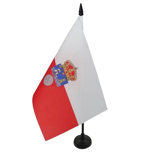 Offerta a tempo: BANDIERA DA TAVOLO CANTABRIA 21x14cm - PICCOLA BANDIERINA CANTABRIA IN SPAGNA 14 x 21 cm - AZ FLAG - 45% da 8.95 € a 4.95 €