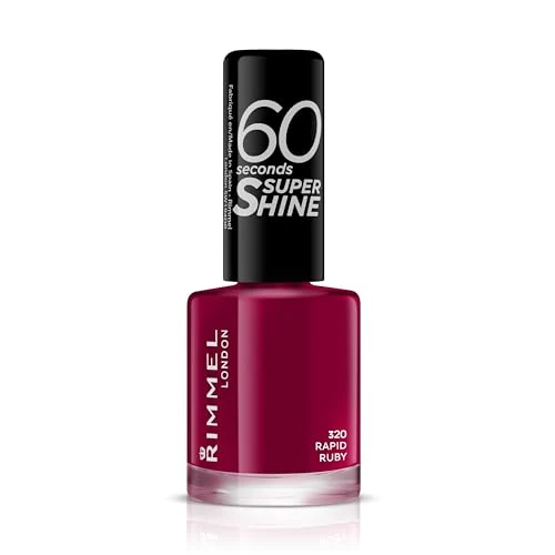 Oferta limitada: Rimmel London 60 Seconds Super Shine Esmalte de Uñas, 320 - Rapid Ruby de 1.75 EUR a 1.75 EUR (ahorro 0%)
