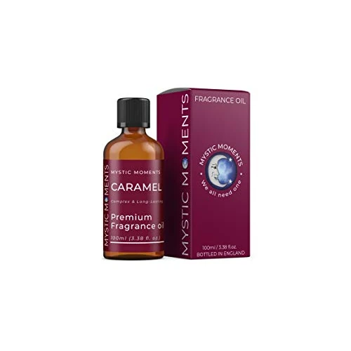 Offerta a tempo: Mystic Moments | Olio profumato Caramello | 100ml | Caramello: una fragranza dalle note dolci e burrose, per candele, saponi, cere profumate e diffusori. - 0.00% da 16.95 € a 16.95 €